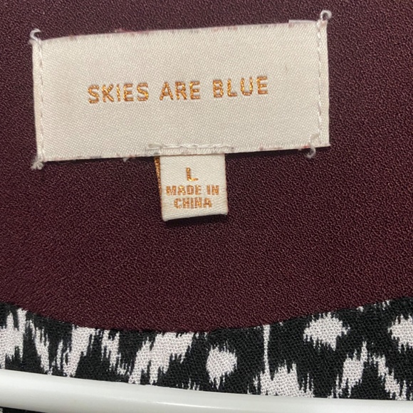 Skies are Blue burgundy blazer - Picture 5 of 6